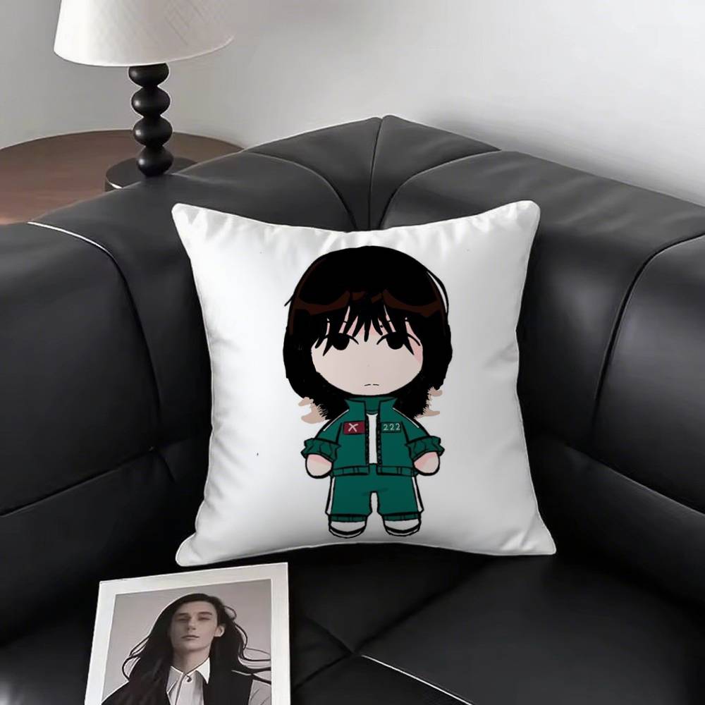 1pc Cute TV S-q G-games Pillow Case Square Bedroom Sofa Leisure Comfort Cushion Car Living Room Home Decoration