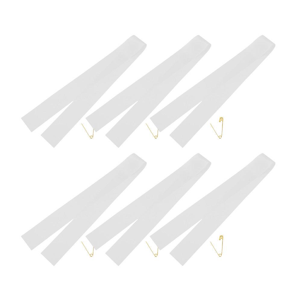 6Pcs Multi-Function Blank Sash DIY Party Decoration Wedding Birthday Bridal Shower Bachelorette Supplies Bridesmaid Sashes