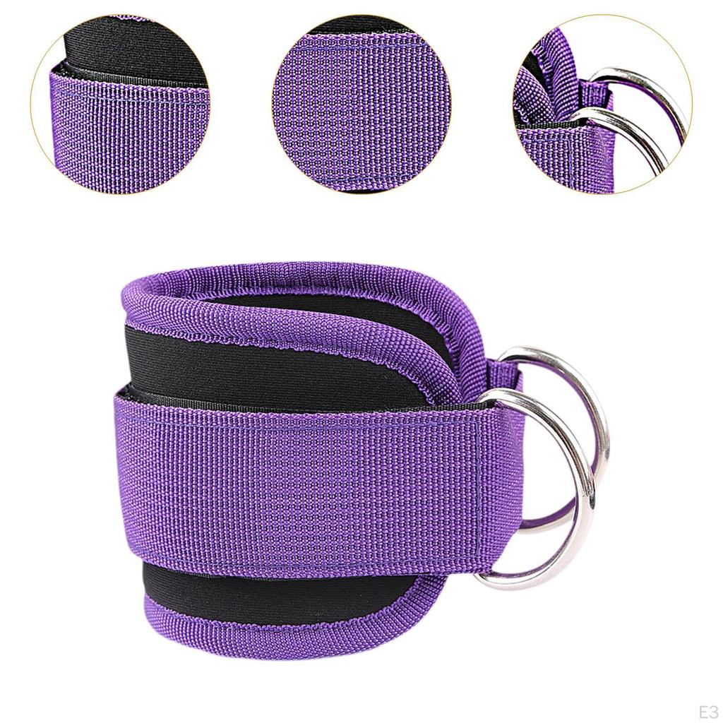 Ankle Strap Cuff for Kickbacks Leg Resistance Band Home Lower Body Exercises