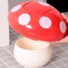 Lovely Mushroom Designs Waste Bin With Sealed Cover Sturdy ABS for Kitchen Kid Room