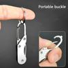 Mini High Hardness All Steel Portable Folding Knife Outdoor Camping Knives Fishing Knife Keychain Unboxing Knives