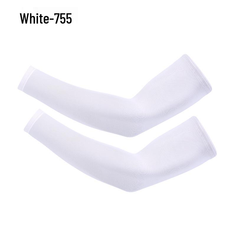 Men s UV Protection Sun Sleeves - Customizable Ice Sleeves for Cycling S белый