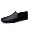 Fashion Mens Shoes High Quality 2025 Fashion New Loafers Comfort Leather Shoes White Men Autumn Casual Shoes Mocassin Plus Size 47