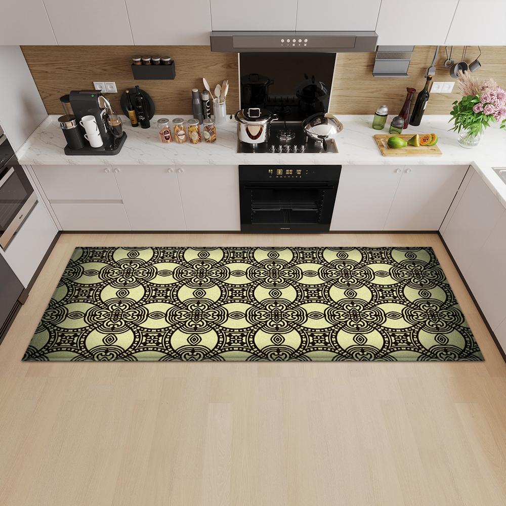 

Кухонный коврик Коврик для входной двери Гостиная Спальня Длинный ковер Домашний коридор Нескользящий пол Детский ковер 50x80cm