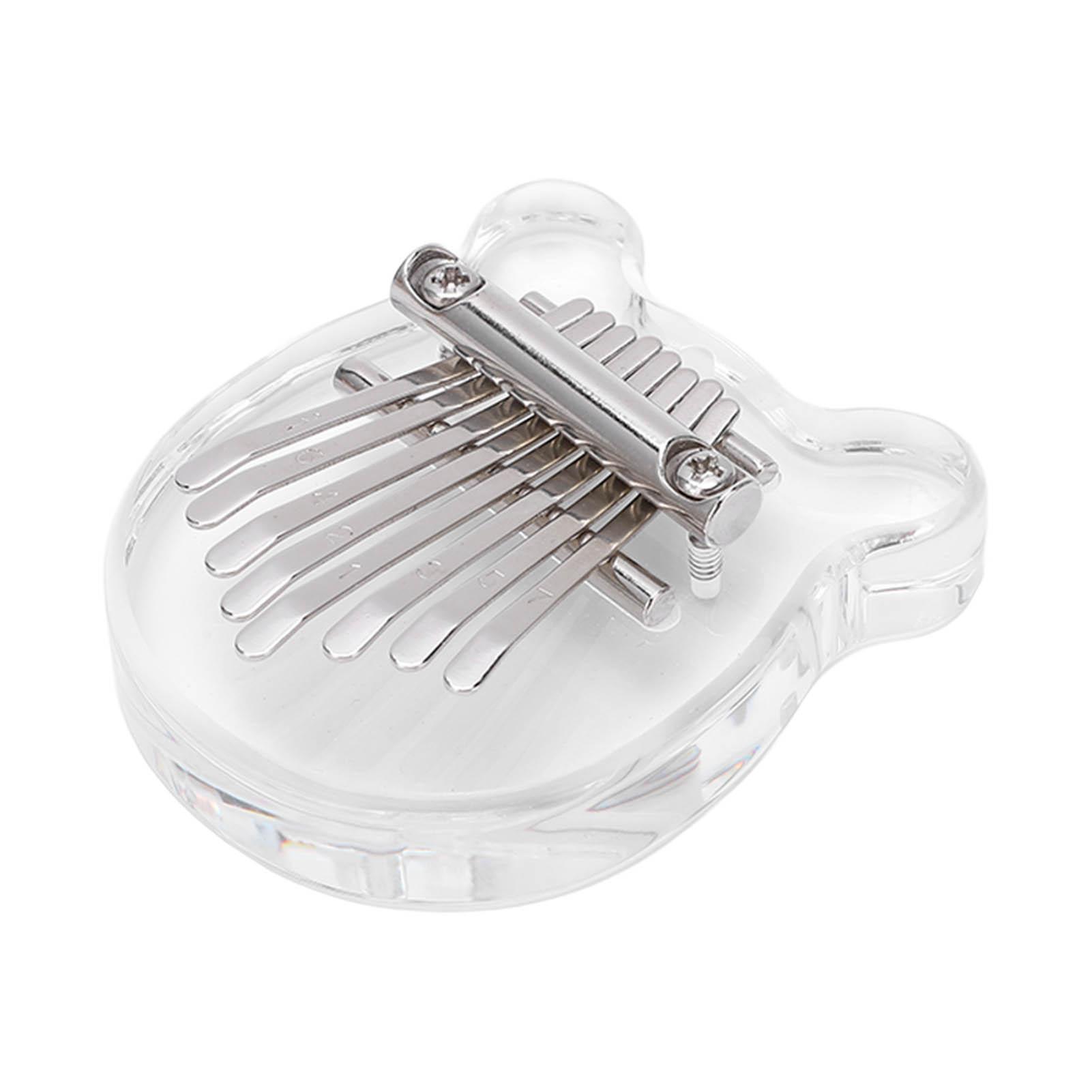 

Thumb Piano Kalimba 8 Keys Waterproof Finger Playing Instrument with Pick Kit Set