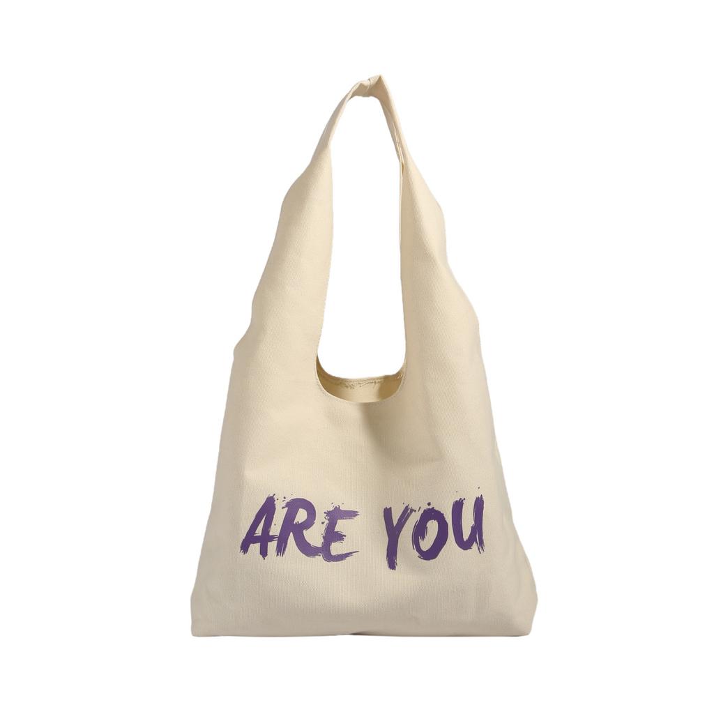 Underarm Fashion Tote Bag 2025 Summer New Korean Version Trendy Canvas Shoulder Bag Commuting Class Casual Women's Bag