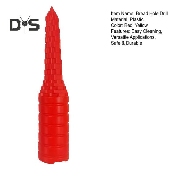 Burghiu pentru găuri pentru chifle pentru hot-dog Preveni scurgerile Producător de găuri pentru chifle pentru cârnați Materiale de coacere ușor de curățat pentru grătar, bucătărie, brutărie de acasă