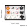 12pcs Halloween Ring Set Perfect for Adult Kids Party Decorations Cartoonish Ghost Pumpkin Open Rings for Party Favors
