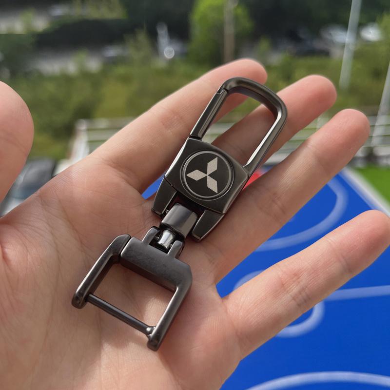 cxbkdv1 Car Keychain Gift Key Rings Keyring For Mitsubishi Outlander Lancer ASX Pajero L200 Colt Xpander Grandis Mirage Auto Accessories