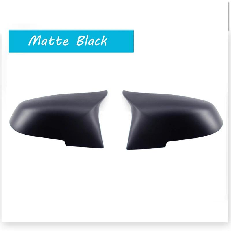

Carbon Fiber Mirror Covers for BMW1/2/3/4 Series F20F30F32F36 2012 Up 320i 328i 330d 335i M3 M4 LookReplacement AutoStylingParts матовый черный