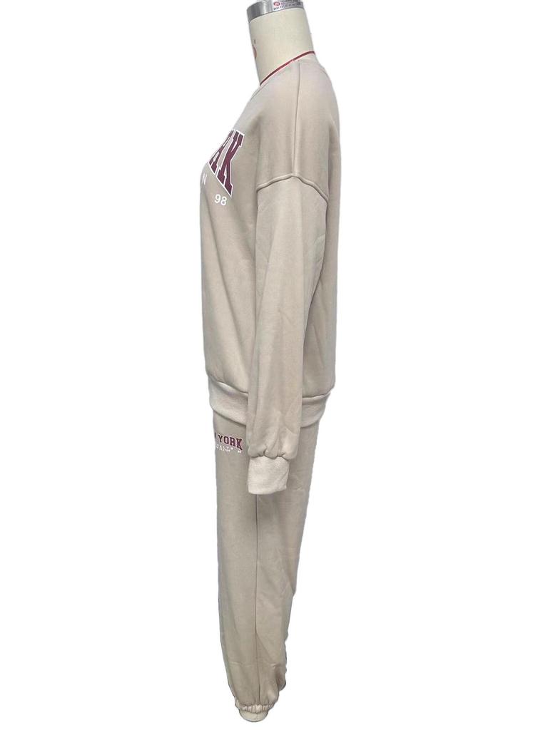 Ensemble Sweat-shirt Logo Mode Printemps Automne: Sweat à capuche sportif à manches longues