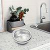 1pc Stainless Steel Kitchen Sink Strainer Basket, Detachable Goose Head Design, No Food Contact