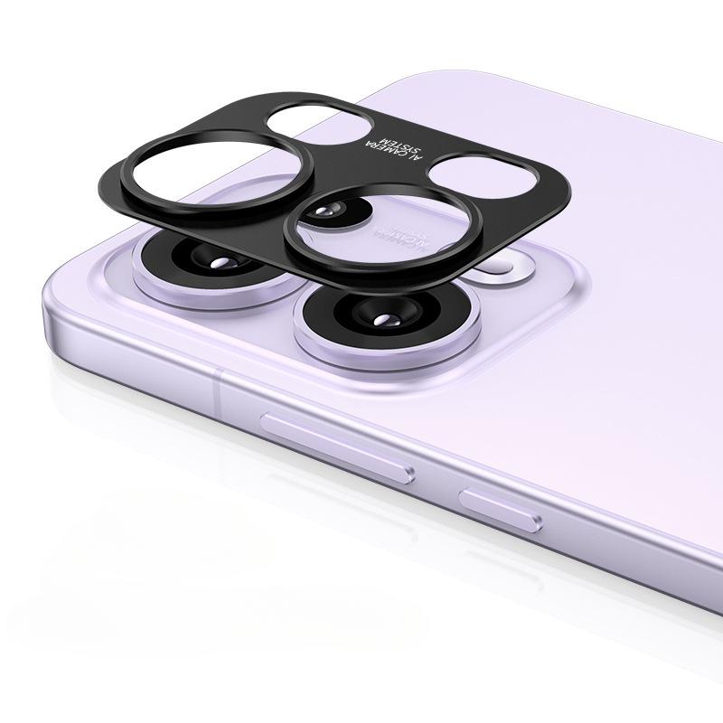 

Для Oppo Reno13 Pro Защитный чехол для линзы задней камеры для OPPO RENO 13 Reno13Pro Защитное кольцо для камеры из металла и алюминиевого сплава Oppo Reno13 Pro 5G чёрный