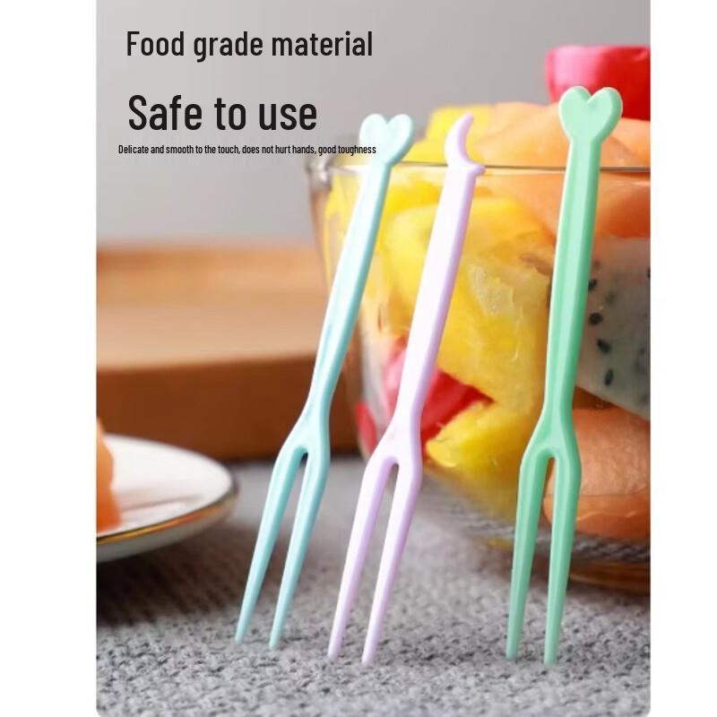 Disposable Plastic Fruit & Dessert Forks