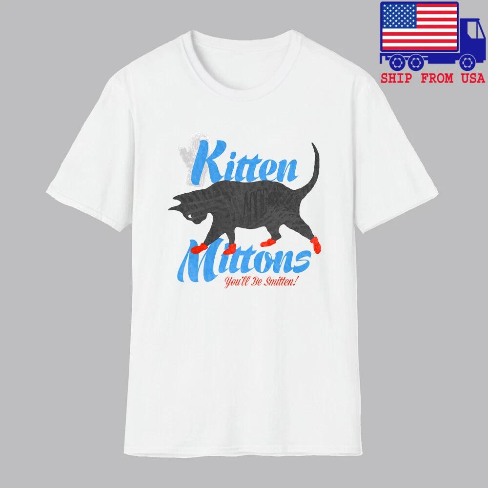 It s Always Sunny Cat Kitten Mittons Men s White Size S-5XL XL