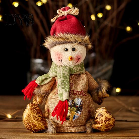 Christmas Tabletop Decorations Gift Bags with Zipper for Holiday Party Favors And Stocking Stuffers, Candy Storage Containers Cute Bag, Santa/Reindeer