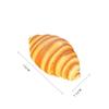 1Pcs Realistic 3D Bread Toy Ultra Slow Rising Portable Soft Stress Relief Sensory Toy For Adults