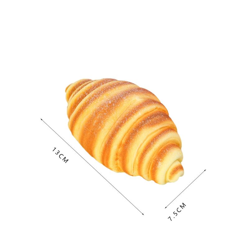 1Pcs Realistic 3D Bread Toy Ultra Slow Rising Portable Soft Stress Relief Sensory Toy For Adults