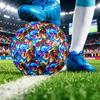 Demon Slayer Printed Size 5 Standard Football, Waterproof PU Training Soccer Ball for Outdoor Sports