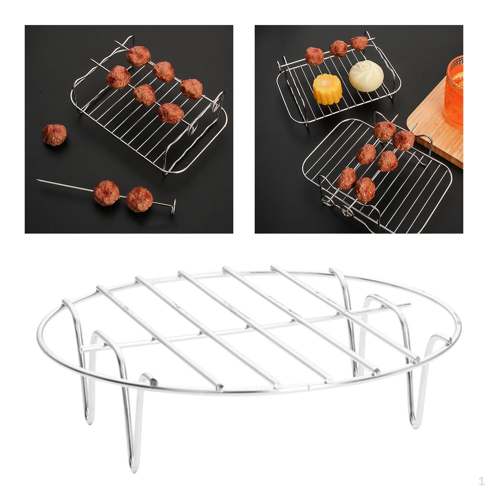 

Аксесуари для аерофритюрниці Стійка для барбекю для багатоцільової полиці для охолодження духовки Steam Rack