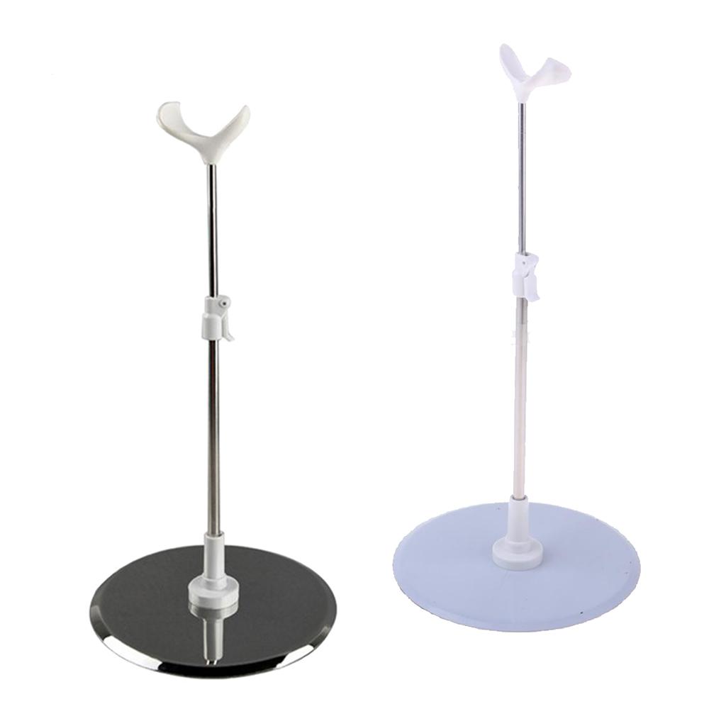 Moveable Metal Doll 25-38cm Adjustable Display Stand 1/3 1/4 BJD Accessory