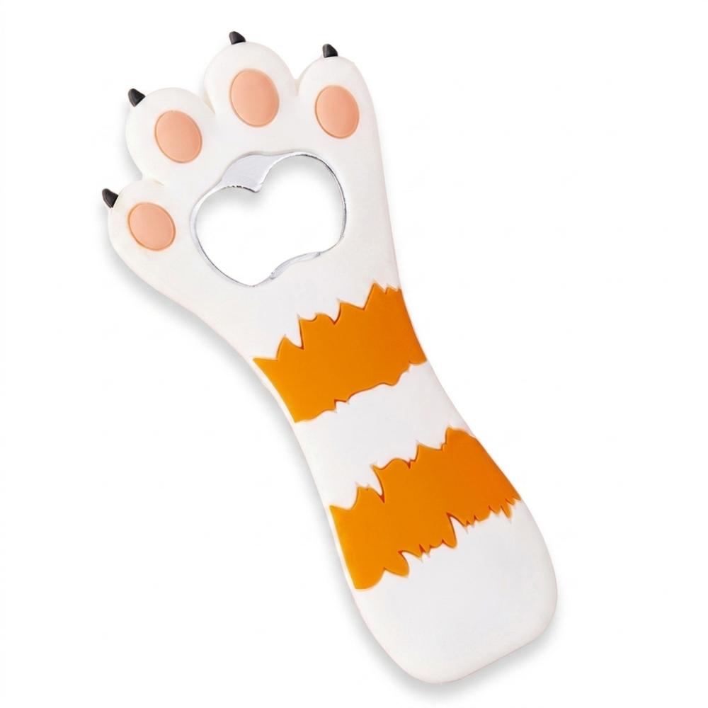 Vibrant Colors Fridge Magnet Opener Paw Shape Multifunctional Bottle Opener  Kitchen Barware