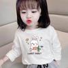 2024 Spring/Autumn Kids' Long Sleeve Pure Cotton Cartoon Top
