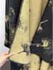Fall/Winter Warm Ginkgo Leaf Knit Shawl Cape