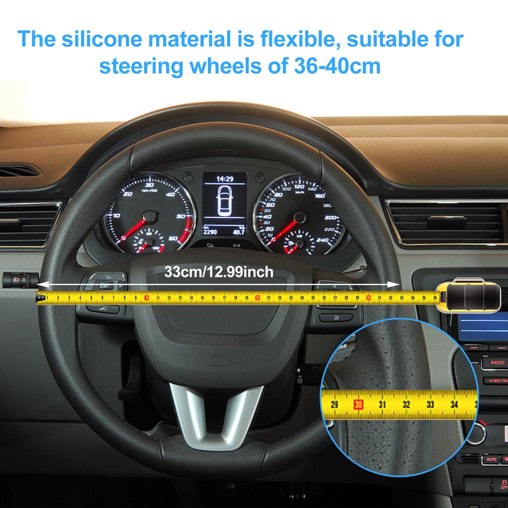 Cooler, rutschfester Lenkradschutz aus Silikon. Lenkradbezüge, Lenkradbezüge aus Silikon fürs Auto