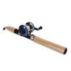Ice Fishing Rod Kits Complete 27.6inch Rod Portable Ice Fishing Accessories with Case Jigs Float Hook Weight Reel