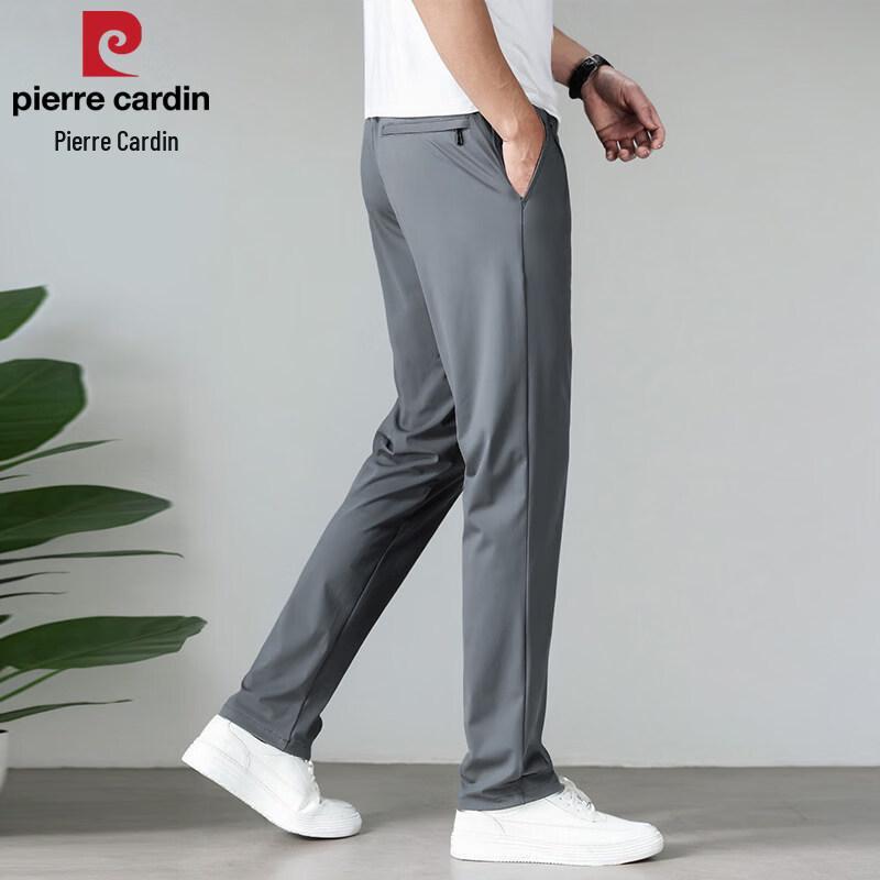 Pierre Cardin Men s Summer Slim-fit Quick-dry Casual Straight-leg Pants 4XL