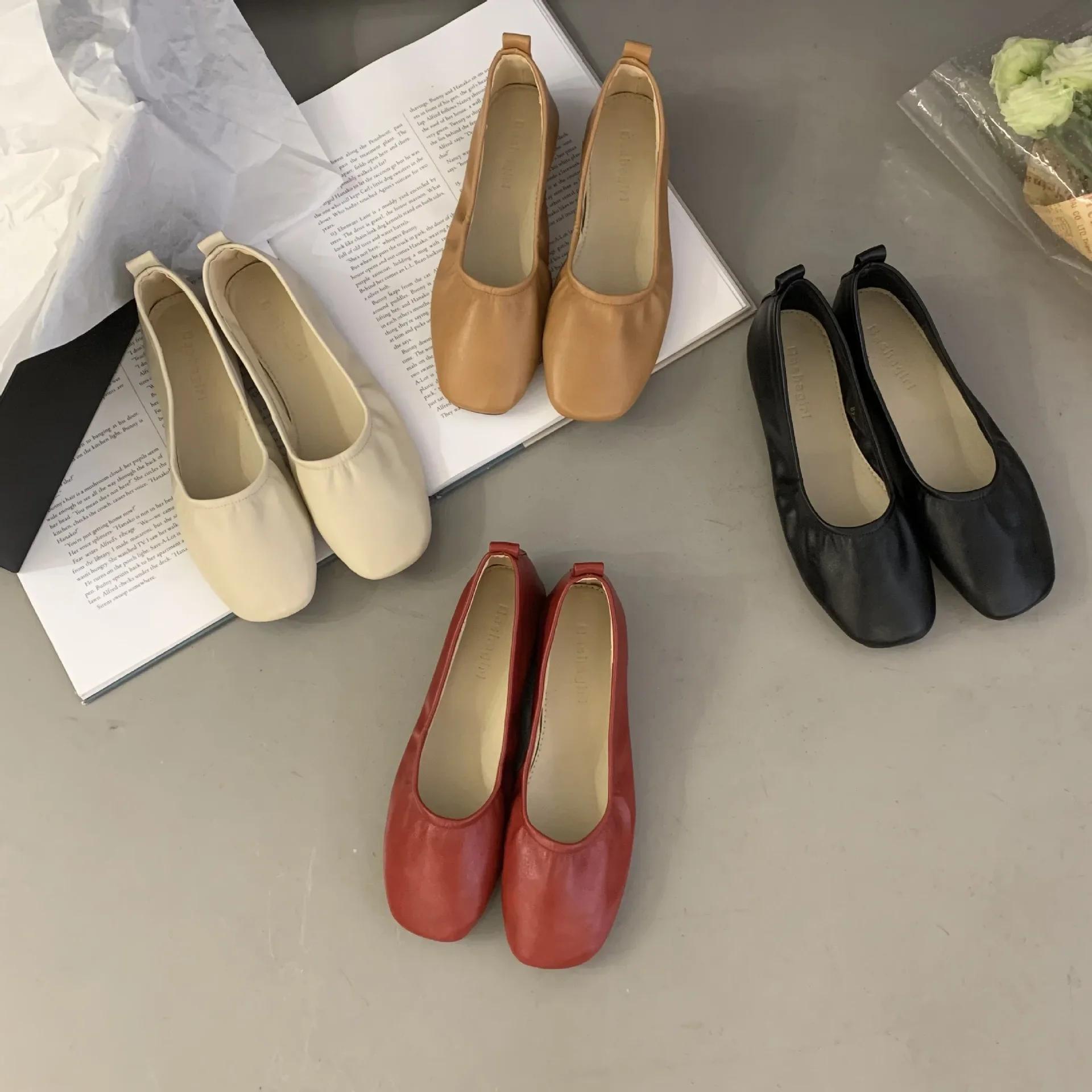 Модные балетки на плоской подошве — фото 6