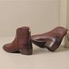 Ankle Boots for Women 2025 New Autumn Pointed Toe Womens Boots Retro Short Boots Women Shoes Winter Retro Chelsea Boot