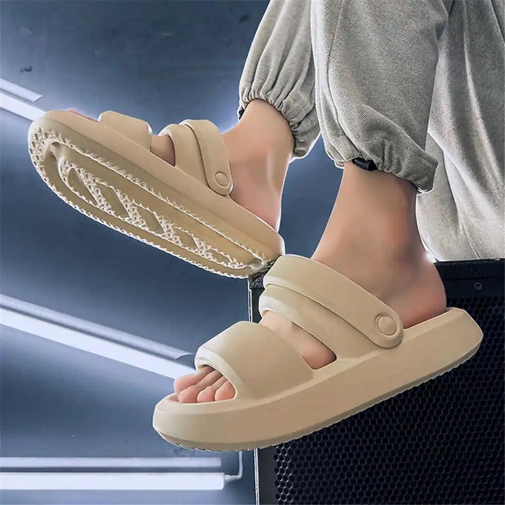 Fashion Non Slip Anti-skid Men's Hawaiian Sandal Snekaers Shoes Beach Slippers Men Sneakers Sports Price Genuine Brand Excercise