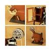 Filmprojektor-Spieluhr, -Spieluhr im Antiken Vintage-Stil, Spielt Melodien Als Geburtstagsdekoration für Zuhause/BüRo/Arbeitszimmer