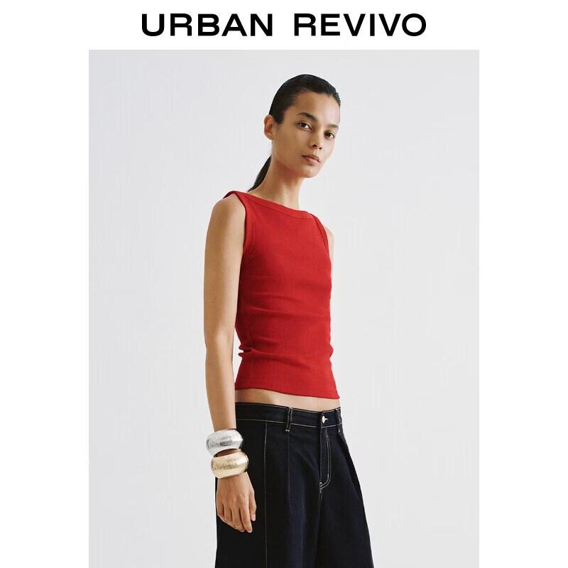 UR Women s Textured Off-Shoulder Sleeveless Tank Top L