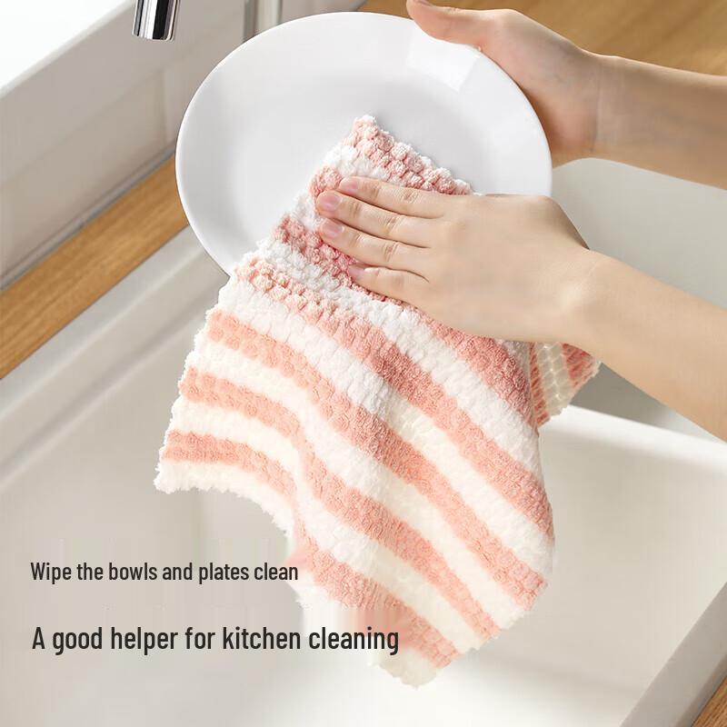 MARYYA Coral Fleece Absorbent Cleaning Cloth