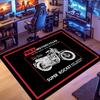BSA vintage motorcycle pattern rug, non-slip rug, suitable for living room, bedroom, game room, computer room and home décor.