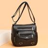 Vintage High Quality PU Leather Shoulder Crossbody Bag Women's Large Capacity Messenger Bag Luxury Design Travel Mom's Handbags