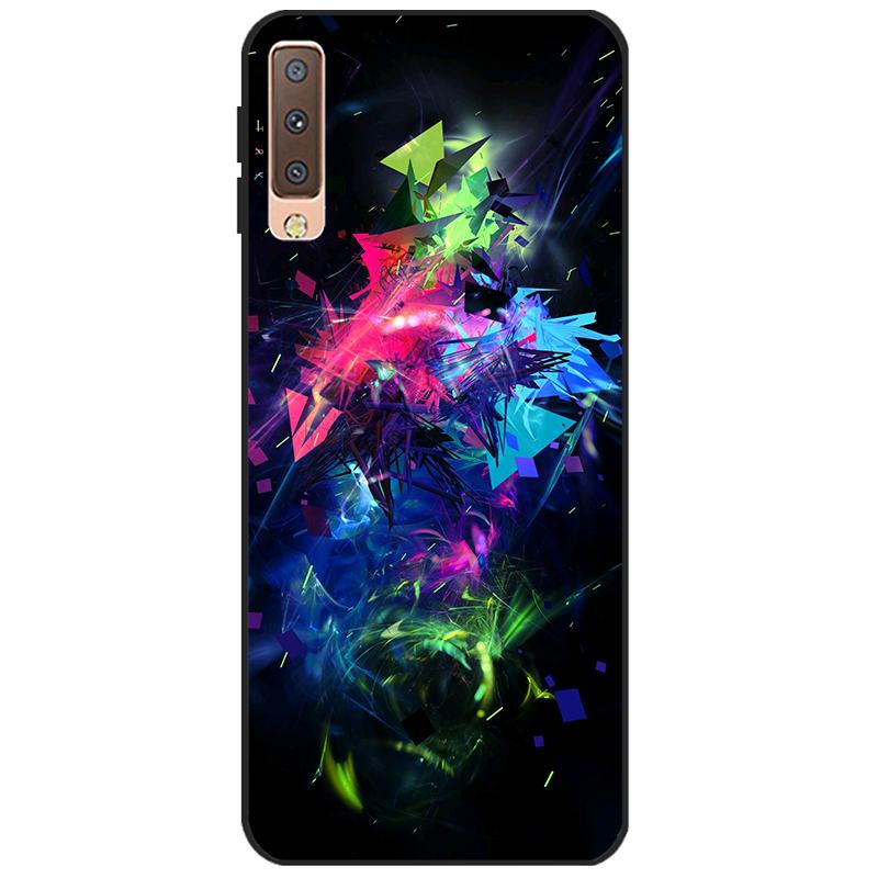 Cases For Samsung Galaxy A7 2018 Cover Silicon Color Phone Case Cover For Samsung A7 2018 A750 A750F 6.0 Inch Protective Shell