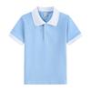 Polo Bianca da Bambino - Manica Corta, Stile Uniforme Scolastico, Leggera per Estate e Primavera.