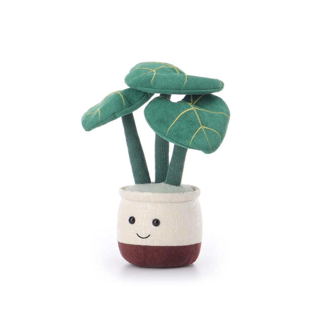 Apricot Lamb Potted Alocasia Plush Toy for Soft and Fluffy Potted Alocasia for Girls and 25cm Kids, Cute, Boys,