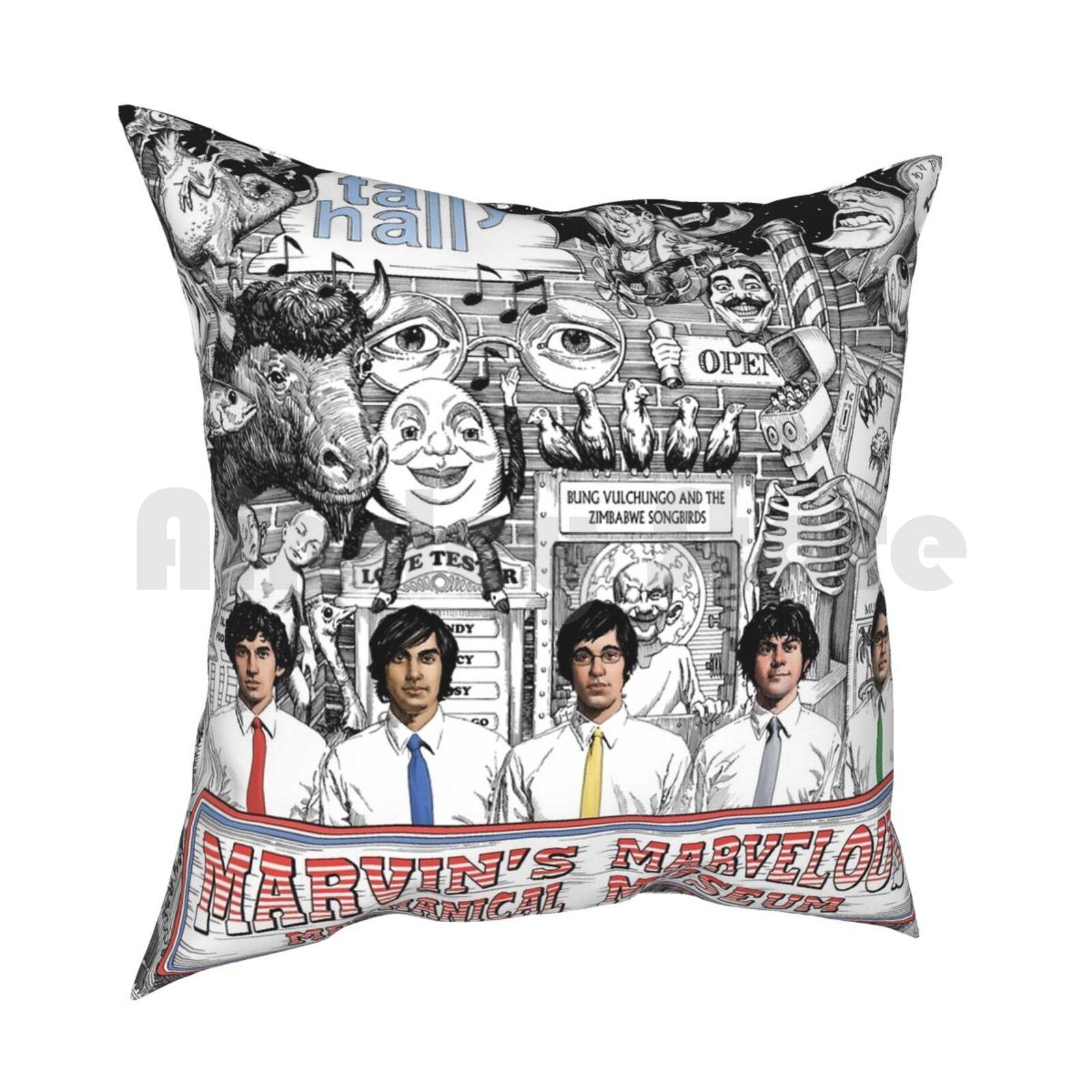 Tally Hall Pillow Case Printed Home Soft DIY Pillow Cover Tally Hall Yellow Tie Marvins Mechanical Museum 30cmx30cm