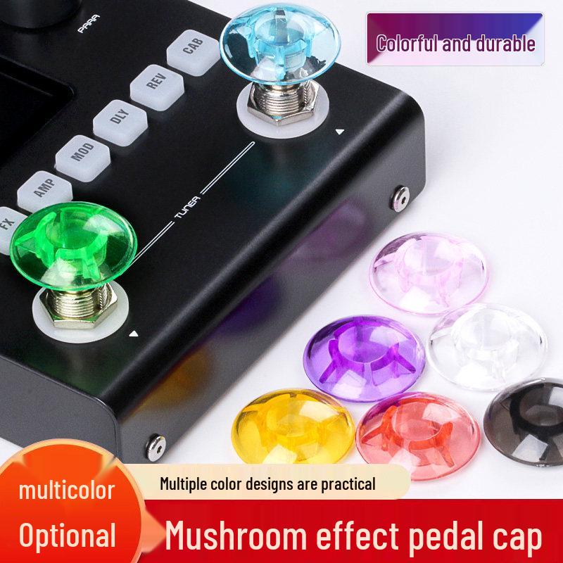 Multi-color Guitar Effects Pedal Foot Cap - Electric Guitar Accessory