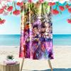 Dragon Ball Print Beach Towel, Large Soft Quick Dry Towel for Beach Camping Swimming