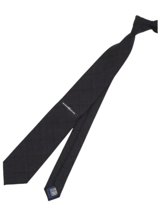 

[Takakyu] Suit Fabric Wool Check Pattern Regular Tie 8.0cm Width