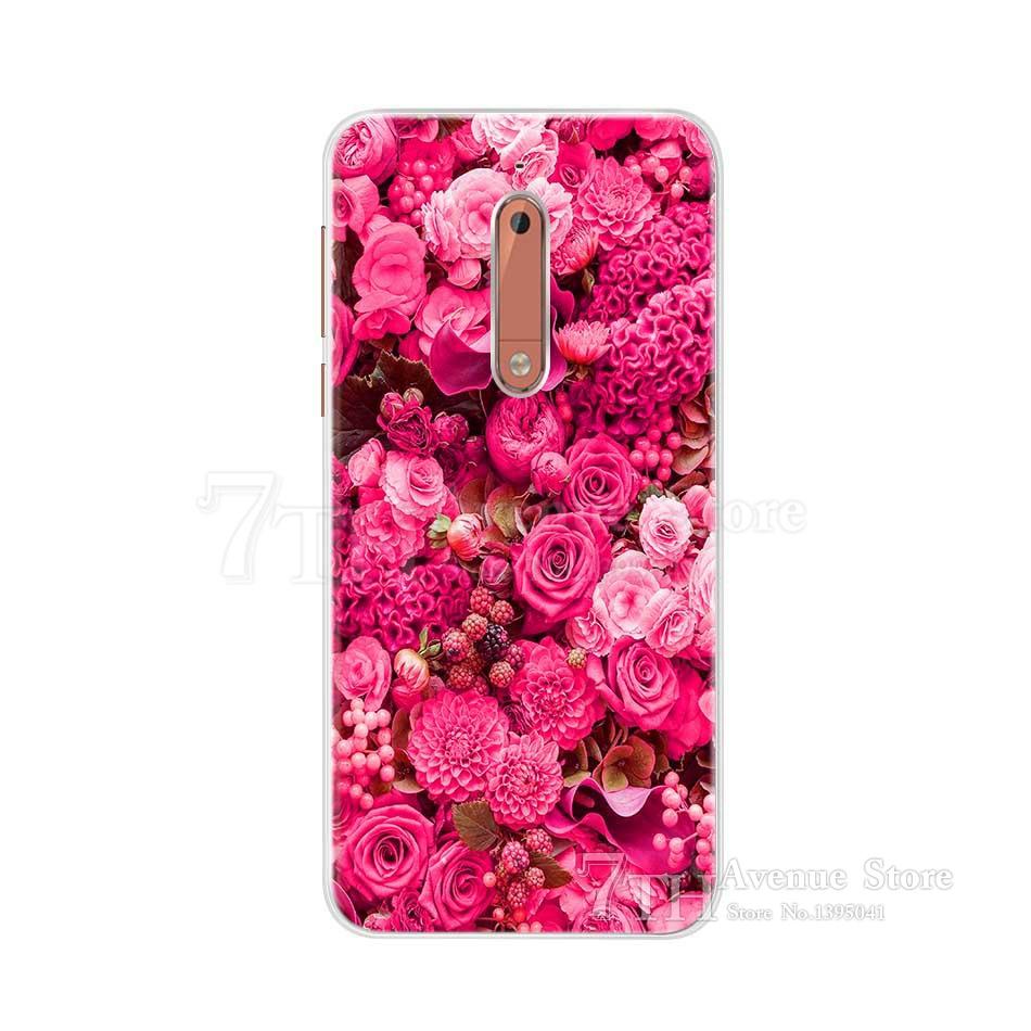 For Nokia 5 Case 5.2" Cartoon Soft Silicone TPU Phone Case For Nokia 5 Nokia5 Global Dual TA-1024 TA-1053 TA-1044 Back Cover
