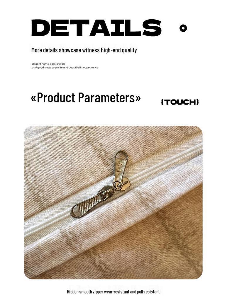 Gebürstetes Verdicktes Baumwoll-Bettwäsche-Set - Herbst & Winter Bettbezug, Laken für Wohnheime