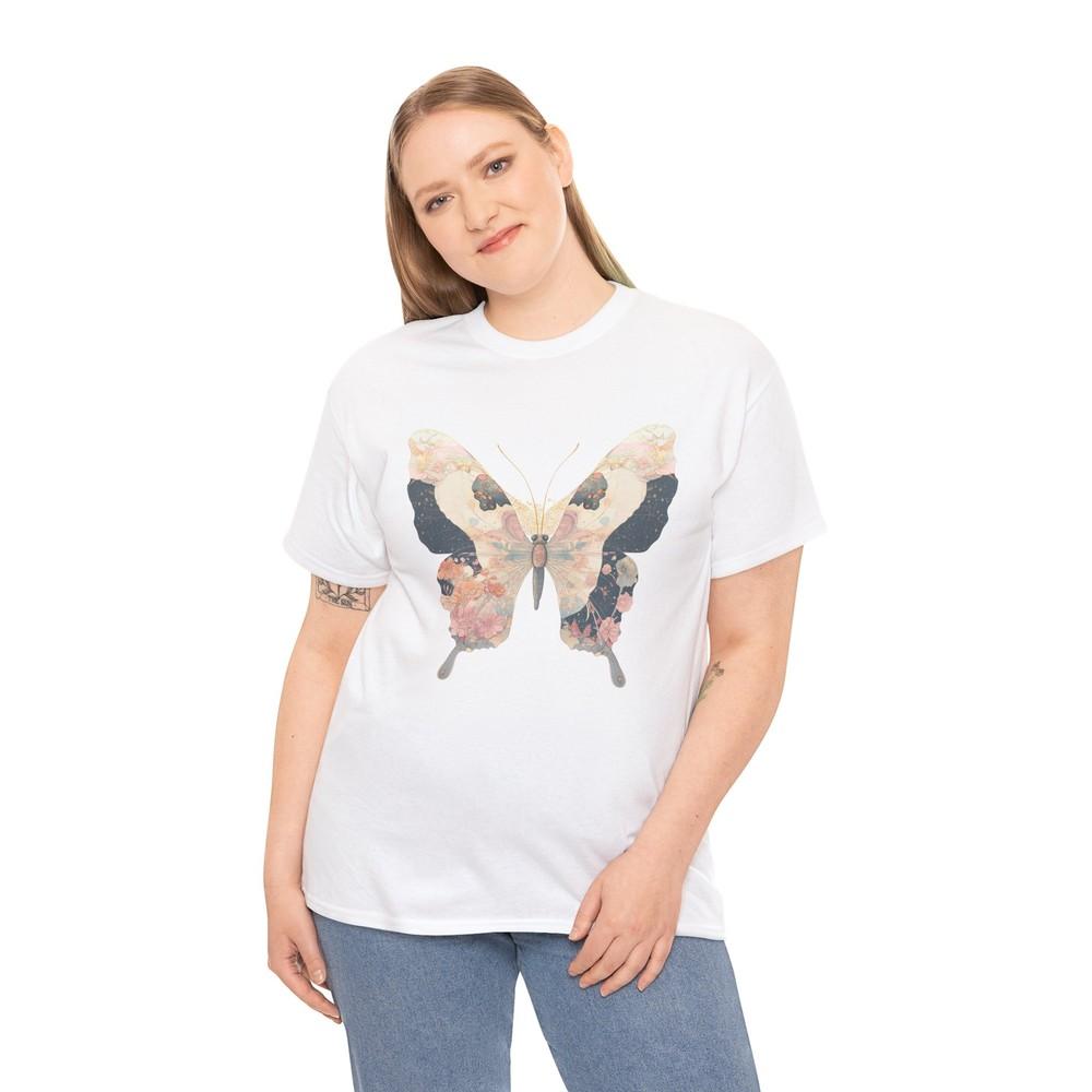 

Butterfly T-Shirt | Japanese Flag Retro Tee | butterfly beautiful Shirt 3XL