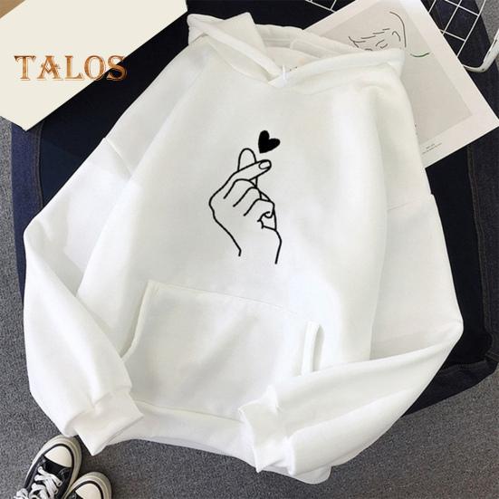 Felpa con cappuccio unisex autunno inverno polsino orlo elastico ampia tasca applicata spessa felpata ampia tinta unita stampata cappuccio coulisse coppia top